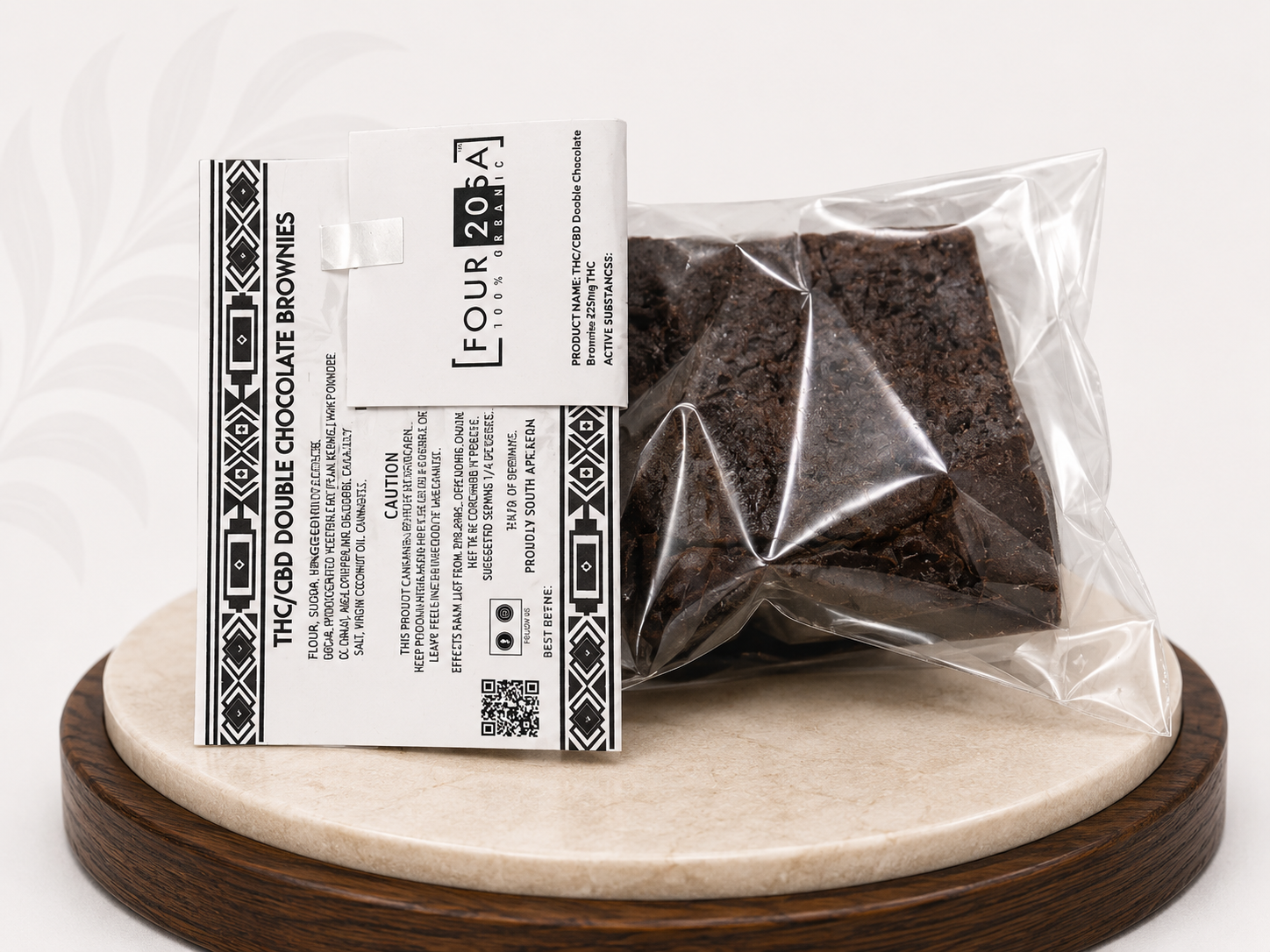THC Double Chocolate Brownies 250mg THC each