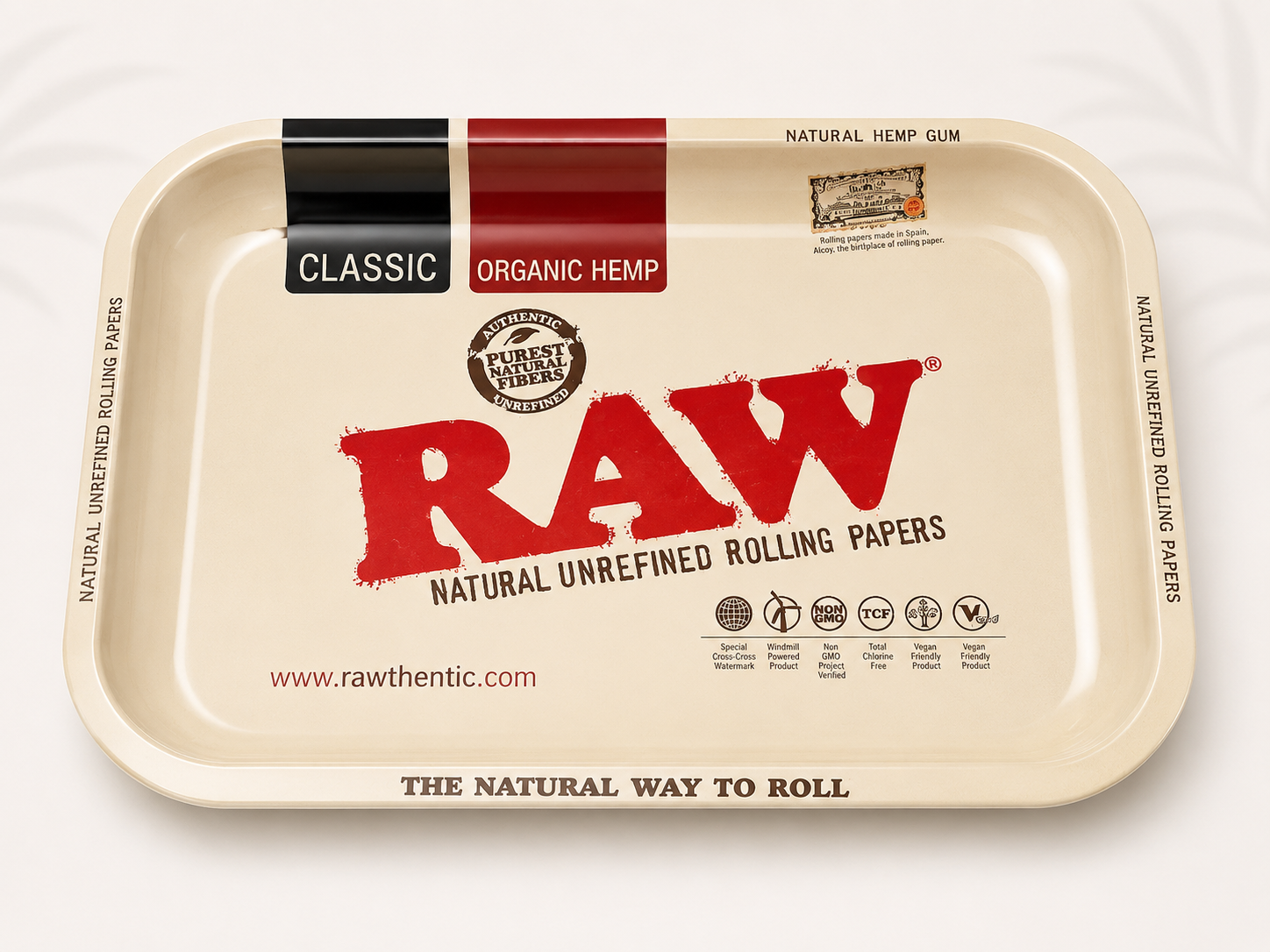 RAW Classic metal rolling tray