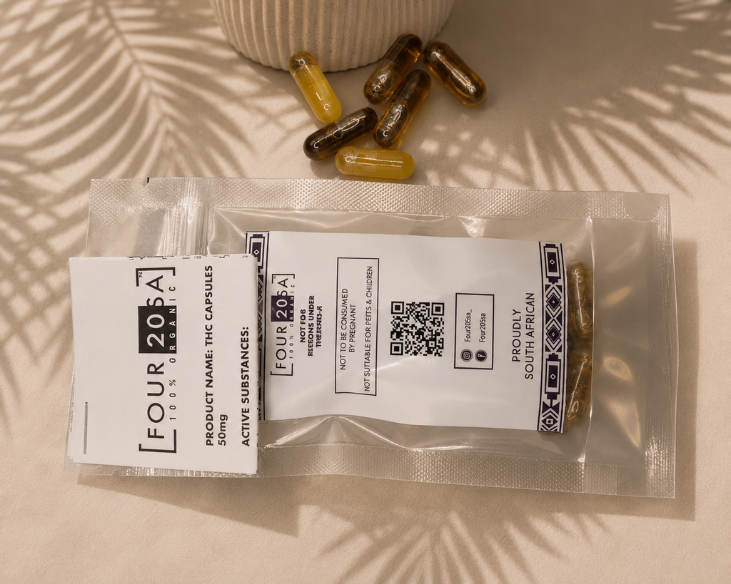 THC-CBD Capsules 50mg THC Per Capsule