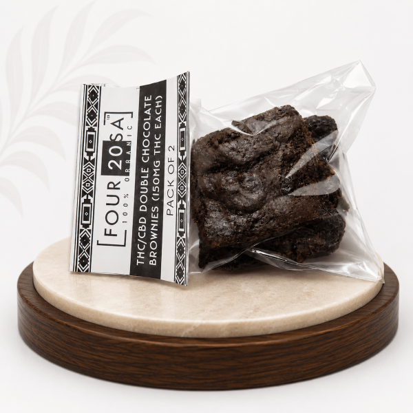 THC Double Chocolate Brownies — 2 Pack flower